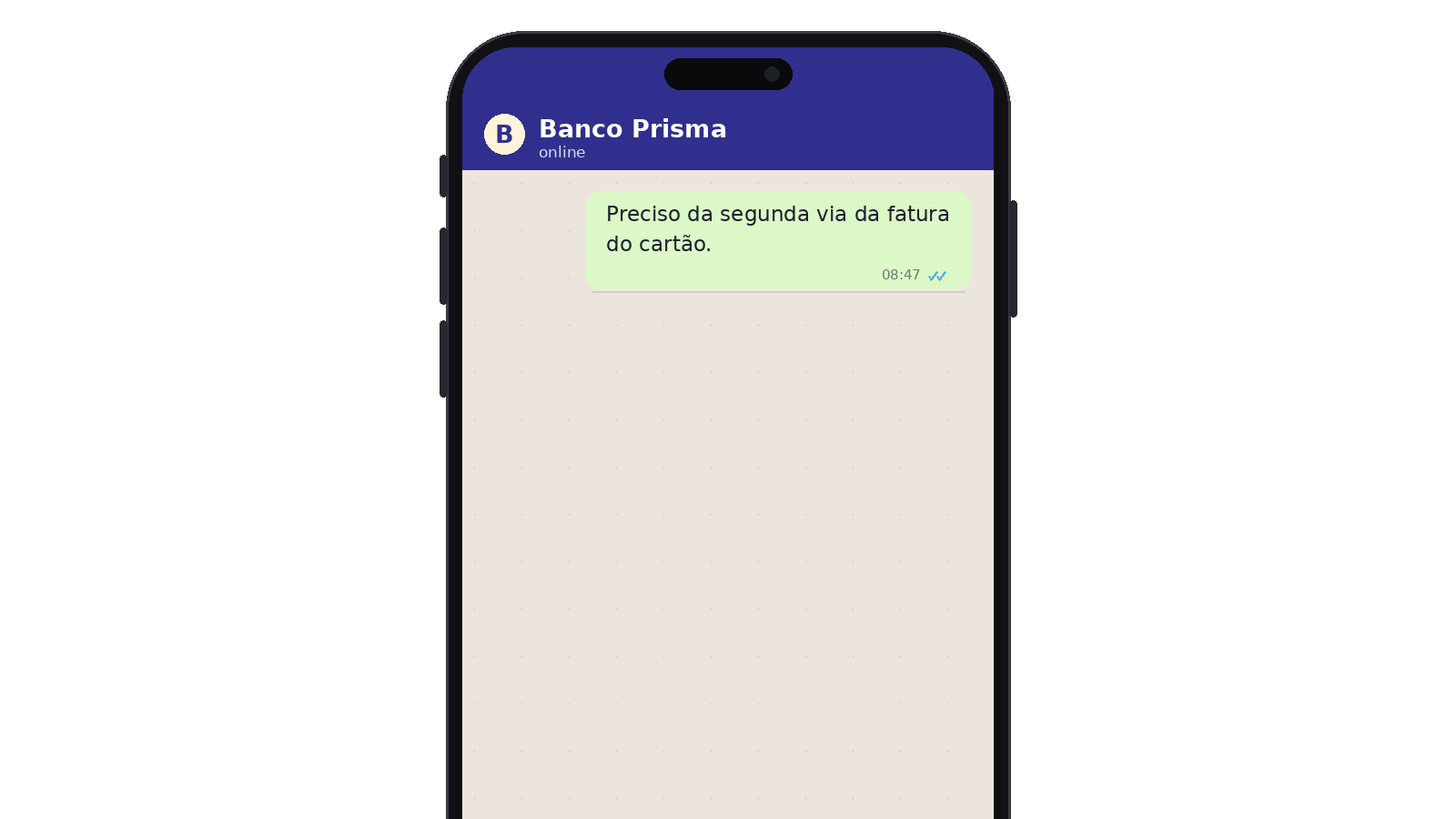 Agente de IA governado consultando dados permitidos e registrando o atendimento